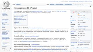 
                            9. Kreissparkasse St. Wendel – Wikipedia