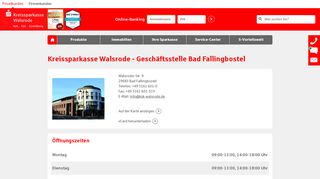 
                            6. Kreissparkasse Walsrode - Geschäftsstelle Bad Fallingbostel ...