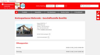 
                            9. Kreissparkasse Walsrode - Geschäftsstelle Bomlitz, August-Wolff-Str. 7