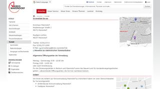 
                            5. Kreisverwaltung Warendorf: Kontakt