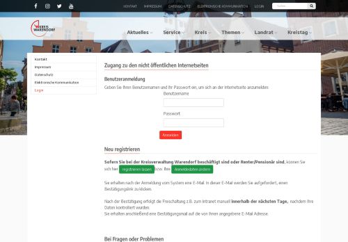 
                            10. Kreisverwaltung Warendorf: Login - Kreis Warendorf