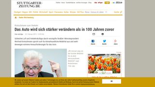 
                            2. Kretschmann zum Verkehr: Das Auto wird sich stärker verändern als in ...