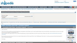 
                            13. Kreuzfahrt Forum :: Verschiedene online Portale - verschiedene ...