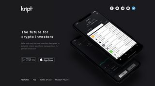 
                            7. Kript a mobile app to invest in Bitcoin and crypto assets