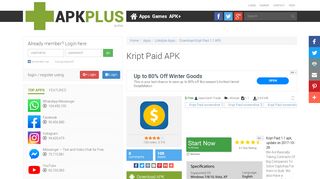 
                            12. Kript Paid APK version 1.1 | apk.plus