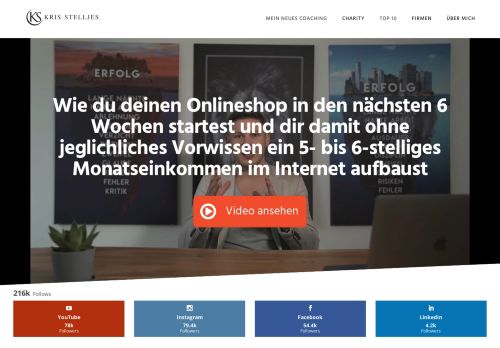 
                            4. Kris Stelljes – Online Unternehmer | Investor | Autor