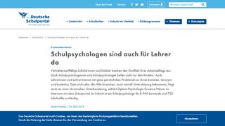 
                            13. Krisenintervention - Schulpsychologen sind auch für Lehrer da - Das ...