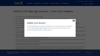 
                            5. KrisFlyer 500 miles sign up bonus - Terms and Conditions