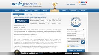 
                            8. Krist Spezialversicherung | BankingCheck.de