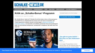 
                            7. Kritik an „Schalke-Bonus“-Programm – Schalke News