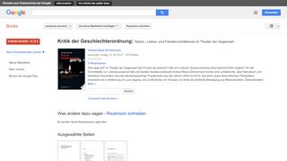 
                            6. Kritik der Geschlechterordnung: Selbst-, Liebes- und ... - Google Books-Ergebnisseite