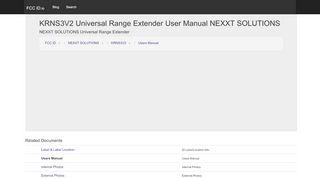 
                            6. KRNS3V2 Universal Range Extender User Manual Users Manual ...