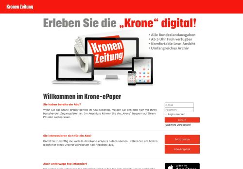 
                            7. „Krone“ ePaper - Kronen Zeitung