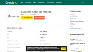 
                            3. Kronelån Login ® Lån fra 100 kr op til 15000 kr ᐈ Min konto | Credit-10