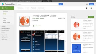 
                            11. Kronos Efficient™ Mobile – Applications sur Google Play