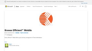 
                            7. Kronos Efficient™ Mobile kopen - Microsoft Store nl-NL