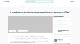 
                            6. Kronos Finance : Logiciel de Customer relationship management ...