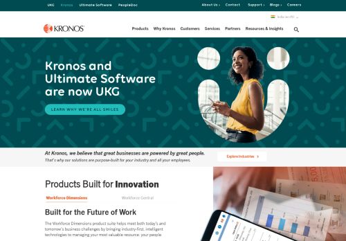 
                            3. Kronos: Workforce Management Cloud Solutions | Kronos India