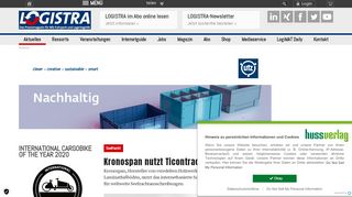 
                            9. Kronospan nutzt Ticontract - Seefracht | News | LOGISTRA ...