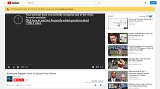 
                            13. Krossover Support: How to Upload Your Games - YouTube