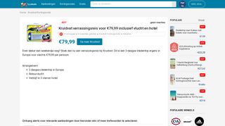 
                            7. Kruidvat verrassingsreis voor €79,99 inclusief vlucht en hotel - Spydeals