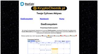 
                            2. KryptoChemik.pl - Twoje cyfrowe aktywa. Kryptowaluty i technologia ...