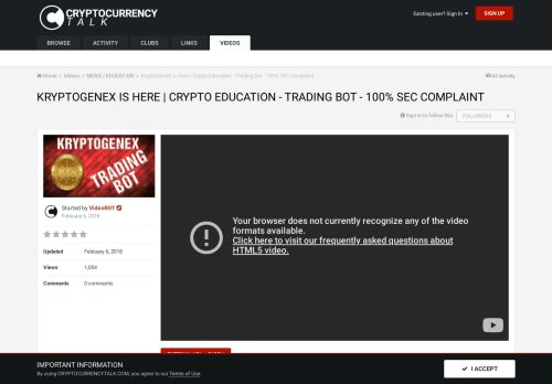 
                            6. KryptoGeneX is Here | Crypto Education - Trading Bot - ...