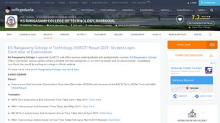 
                            6. KS Rangasamy College of Technology (KSRCT) Result 2019 ...