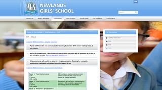 
                            10. KS5 | Newlands Girls' School