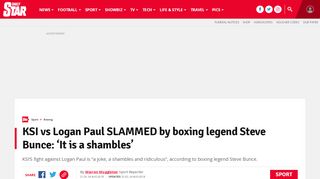 
                            13. KSI vs Logan Paul SLAMMED by boxing legend Steven Bunce: 'It is a ...
