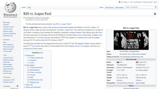 
                            12. KSI vs Logan Paul - Wikipedia