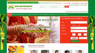 
                            5. KSK Matrimony: Kammavar Naidu Matrimony Grooms & Brides in ...