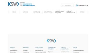 
                            2. KSW - Mitgliederportal - Kammer der Steuerberater und ...