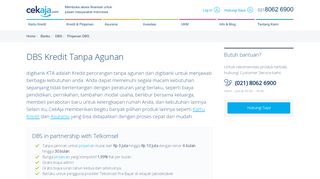 
                            5. KTA DBS - Dapatkan Pinjaman Online Proses Cepat | CekAja