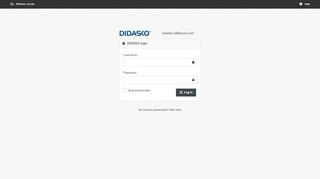 
                            3. Kthehu në Login - DIDASKO