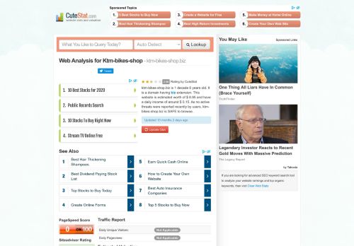 
                            6. Ktm-bikes-shop Web Analysis - Ktm-bikes-shop.biz - CuteStat.com