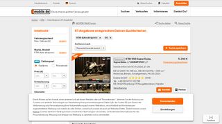 
                            13. KTM Duke Akrapovic Angebote bei mobile.de kaufen