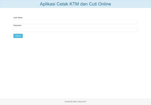 
                            6. KTM Online dan Status Registrasi Mahasiswa