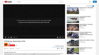 
                            12. KTM Racing - Brand Video | KTM - YouTube