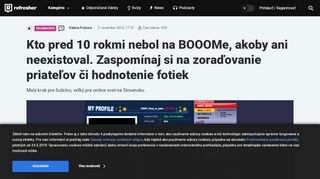 
                            1. Kto pred 10 rokmi nebol na BOOOMe, akoby ani neexistoval ...