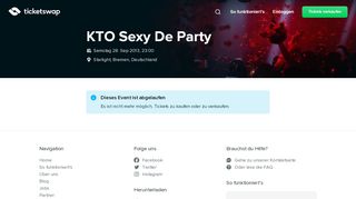 
                            9. KTO Sexy De Party - Tickets kaufen und verkaufen – TicketSwap