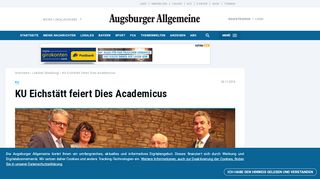 
                            10. KU: KU Eichstätt feiert Dies Academicus - Nachrichten Neuburg ...