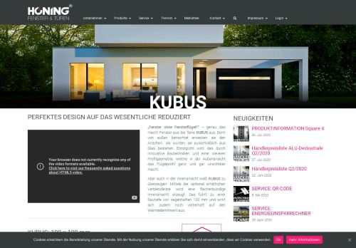 
                            12. KUBUS | HÖNING GmbH für Fenster und Türen