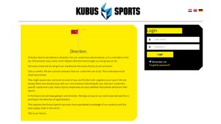 
                            7. Kubus Sports : Login