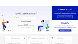 
                            9. Kuinka voimme auttaa? - Elisa ja Saunalahti asiakaspalvelu