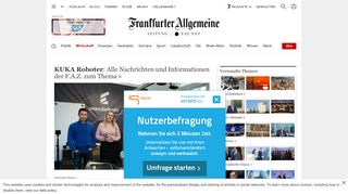 
                            11. KUKA Roboter: News der FAZ zum Roboterbauer