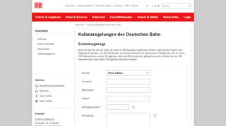 
                            3. Kulanzregelung der Deutschen Bahn - Deutsche Bahn