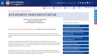 
                            6. Küldemény Dokumentumtár | A Magyar Rendőrség ... - Police.hu