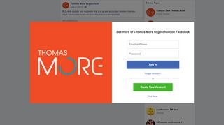
                            9. KULoket update: via volgende link zou je... - Thomas More ... - Facebook