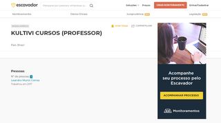 
                            11. KULTIVI CURSOS | Escavador